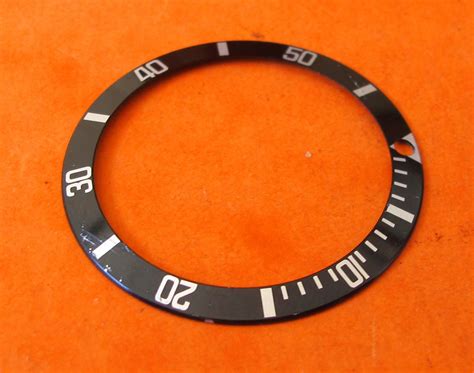 rolex submariner bezel numbers|genuine Rolex bezel insert.